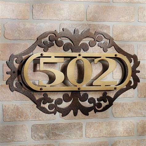 custom house metal number|bespoke house numbers and signs.